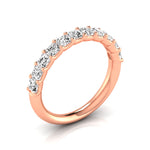 Load image into Gallery viewer, Round Diamond Eternity Band .10S4.5 14 KT Rose - Lab Grown VS-SI1, E/F/G - 1/2-AS-.10S4.5