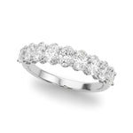 Load image into Gallery viewer, Half Eternity Oval Shape Wedding Band - 14Kt White - Lab Grown VS-SI1, E/F/G - LGDR034-2