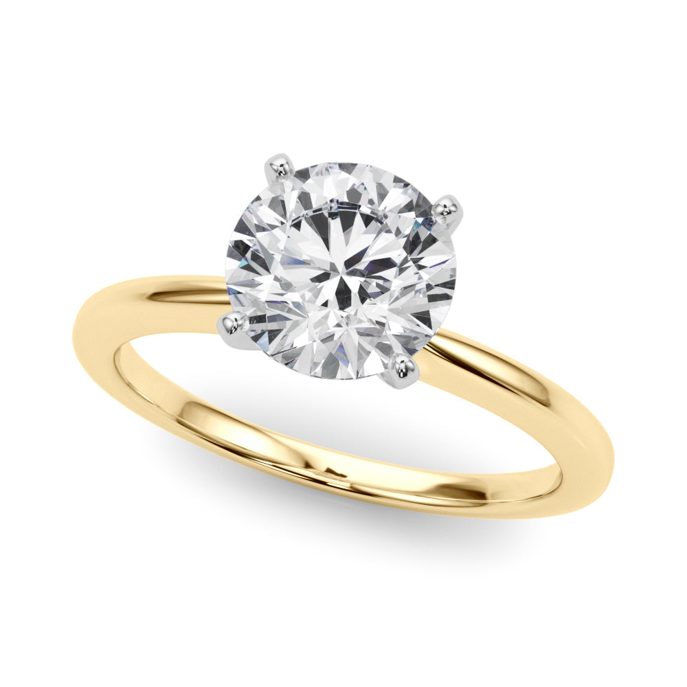 Classic Peg Head Engagement Ring - Size 3.5