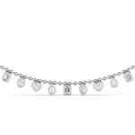 Load image into Gallery viewer, LGD Multi-Shape Necklace - 14Kt White - Lab Grown VS-SI1, E/F/G - L0196N-MX-5
